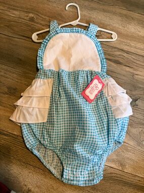 Ricrac & ruffles nwt 3t romper just waiting on the perfect monogram